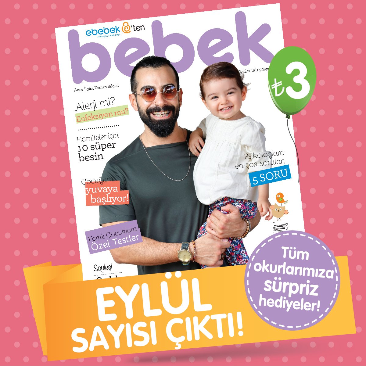 bebekcom's tweet photo. ebebek'ten Bebek dergisi Eylül sayısı çıktı! https://t.co/GbWGIZHdIp