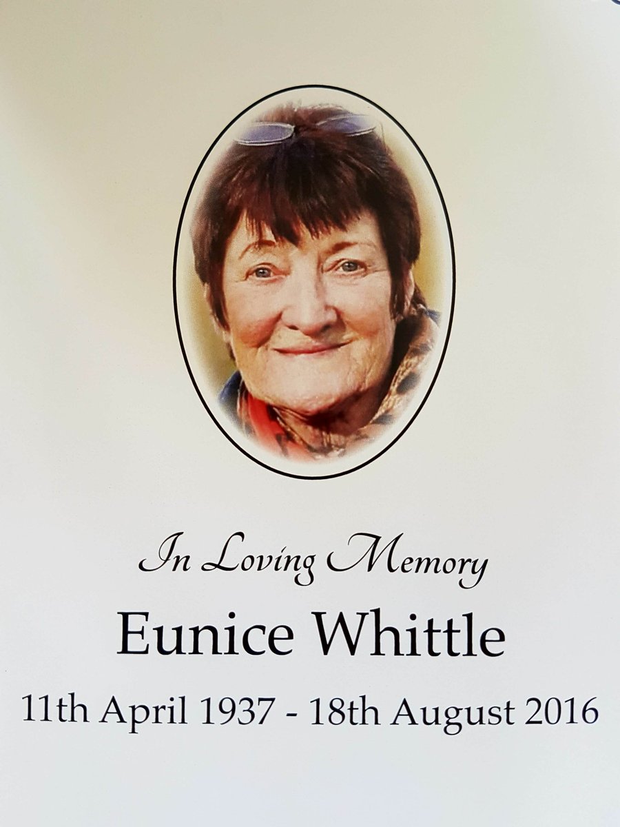 A fantastic £315 was raised today in  memory of Eunice. A fitting final tribute to this incredible lady.💖