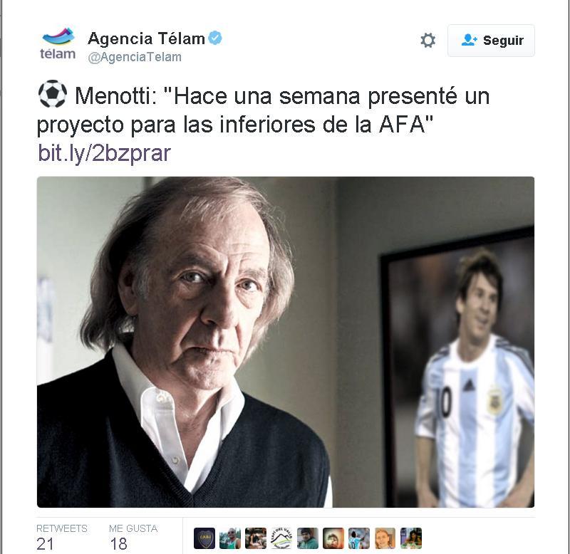 dmbatlle's tweet photo. A la gente de Télam no les gusta el Che y lo cambiaron por otro rosarino: Messi. "Curiosa" edición (vía @willybray) https://t.co/38uPLS6Rll