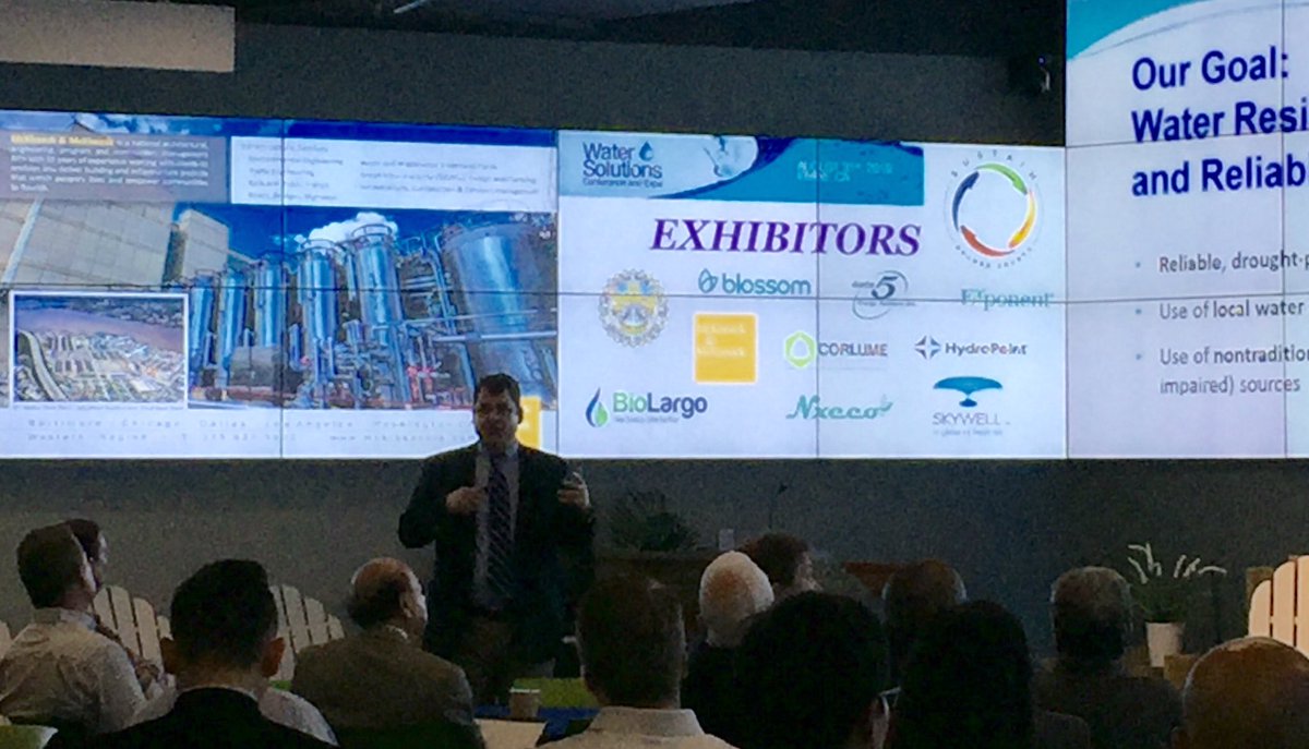 BioLargo's tweet image. #CleantechOC conference at the Cove JEFF Mosher kicks it off from #NWRI