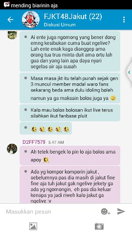 Fjkt48Pluit's tweet photo. @FansJKT48JakUt Bacot kalian ga sebanding dgn nyali kalian,  klo ga seneng sma FB pluit Ribut aja,  buka jalur ayoo https://t.co/tb6wgMJGmU