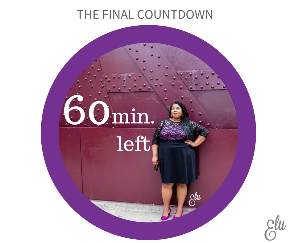 YourEluGirl's tweet photo. Only 60 min left to back our #EluKickstarter and become a part of our journey. https://t.co/eQU3sNIxDh https://t.co/0OmAogZ3Q8