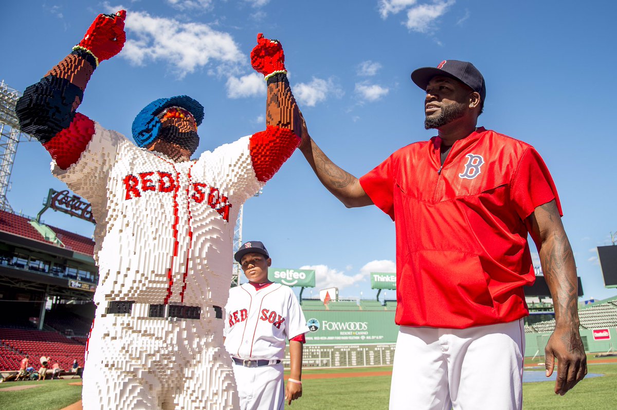 RedSox's tweet image. You know you’ve done something right in your career to get your own LEGO model! #LEGOsox 💪