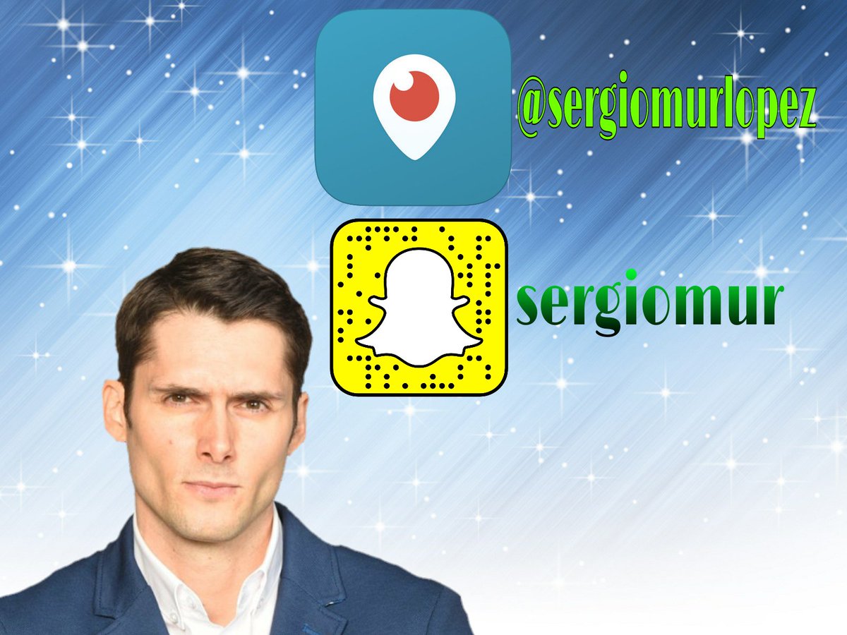 world_supremo's tweet photo. sabias que @sergiomurlopez tiene periscope y snapchat vamos seguirle 👇 https://t.co/HrCgctoMg6
