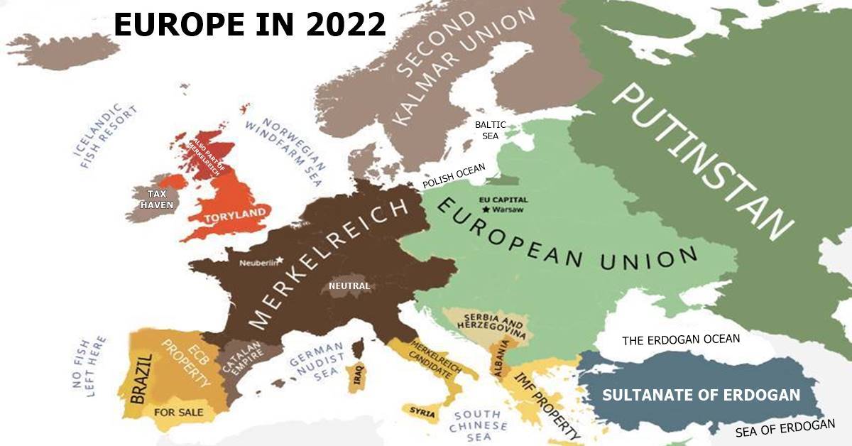 Map of Europe in 2022, accurate or not? - GirlsAskGuys