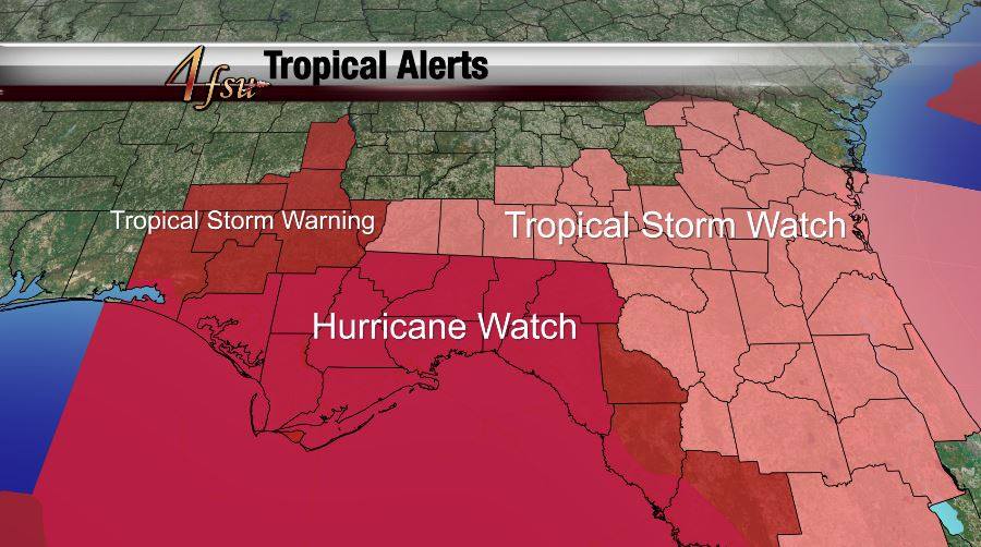 MattReaganWX's tweet photo. The latest on the Watches/Warnings in the Florida Big Bend. #FSUWXAlert https://t.co/OawWC7zLKj