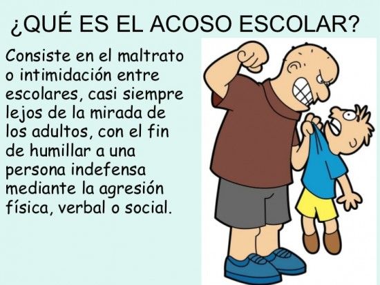 Resultado de imagen para que es el bullying