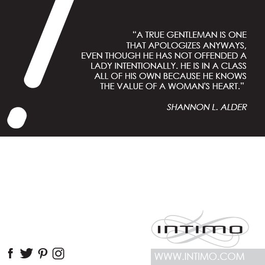 WearIntimo's tweet image. Be a true gentleman.