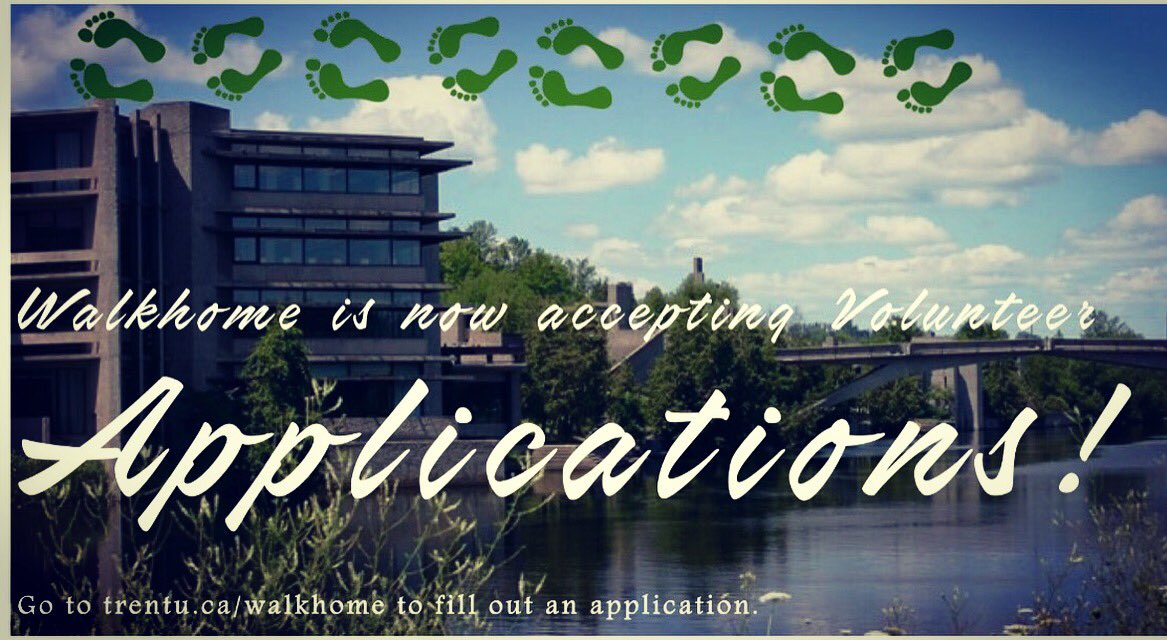 trentwalkhome's tweet photo. We are now accepting volunteer applications! 🙋🏼 Head to https://t.co/QbQdeDXbiJ to complete an application! #trentu https://t.co/7U5rSCxBvp