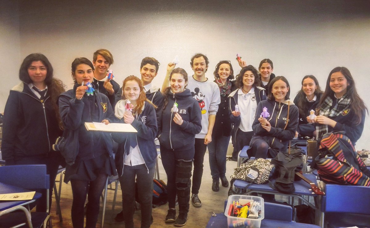 Workshop #Cubotoy con alumnos del Colegio Saint George