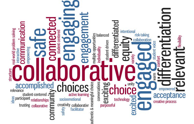 AISD Academic Services.  Describe the ideal learner experience.  One word each.  What's your one word? #Goal100%