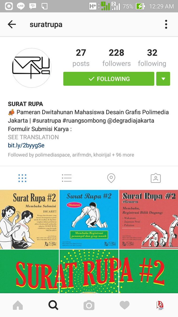 Nah utk lengkapnya silahkan cek instagram <a href="/SuratRupa/">SURAT RUPA</a> #2 yang bertajuk #kemaren yaah <a href="/BEMPolimediaJKT/">BEM PoliMedia JKT</a>