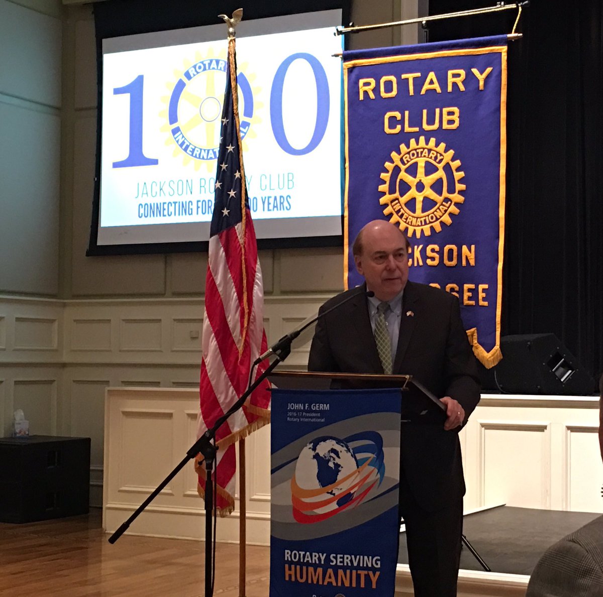 Mayor Scott Conger (@mayorconger) on Twitter photo Honored to have Sec. Lillard speak to <a href="/jackson_rotary/">Jackson Rotary Club</a> today. TN is in good shape bc of people like Sec Lillard Honored to have Sec. Lillard speak to <a href="/jackson_rotary/">Jackson Rotary Club</a> today. TN is in good shape bc of people like Sec Lillard