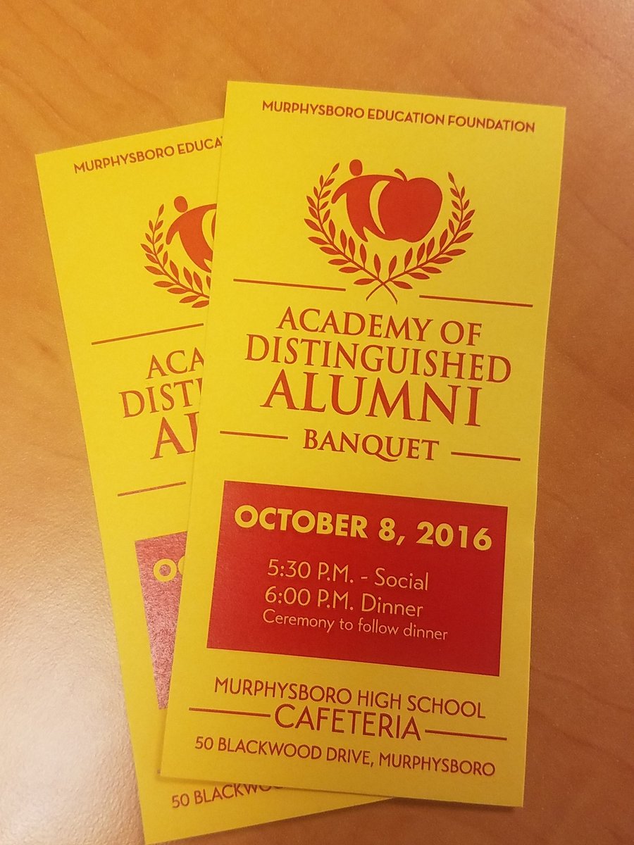 cusd186's tweet photo. Tickets for the Academy of Distinguished Alumni now on sale at the District office and First Bank and Trust. https://t.co/Yv3DVK6W3K