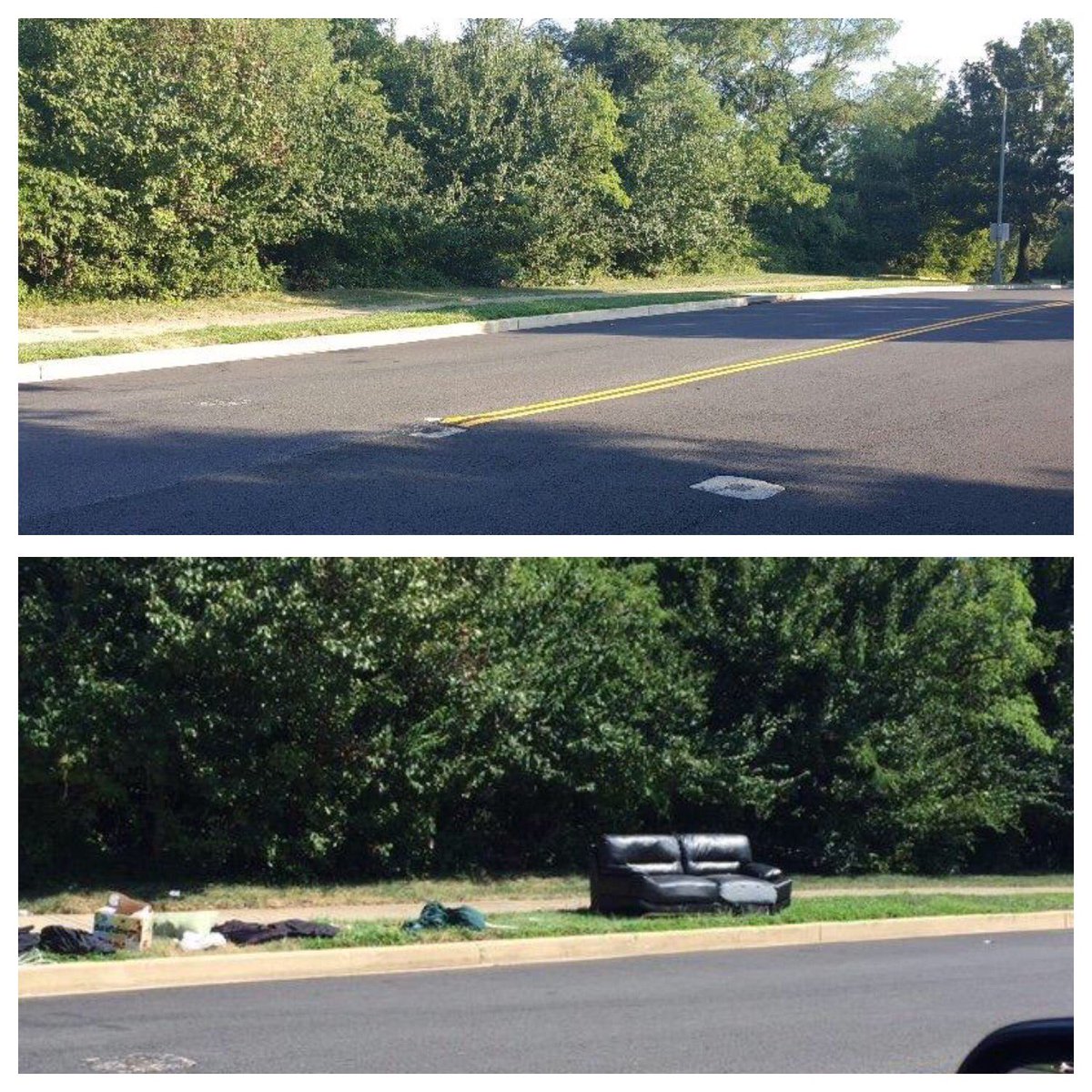 DCMOCRS's tweet photo. Thanks to @DCDPW "Prowl Team" for removing the illegal dumping in the Ft. Lincoln community! #Ward5strong https://t.co/ZQIrZvWb6H