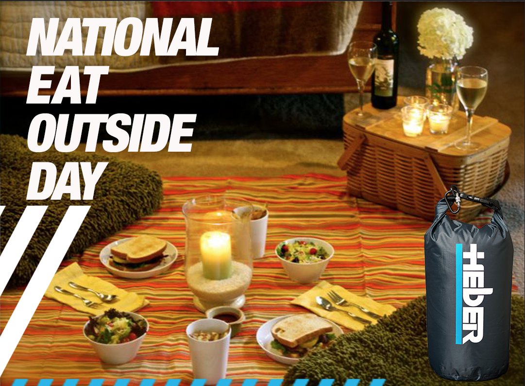 HeberSmart's tweet image. Today is national Eat ouside day, so, what are your plans? How about a picnic tonight and a Heber #SmartBag? Tell us