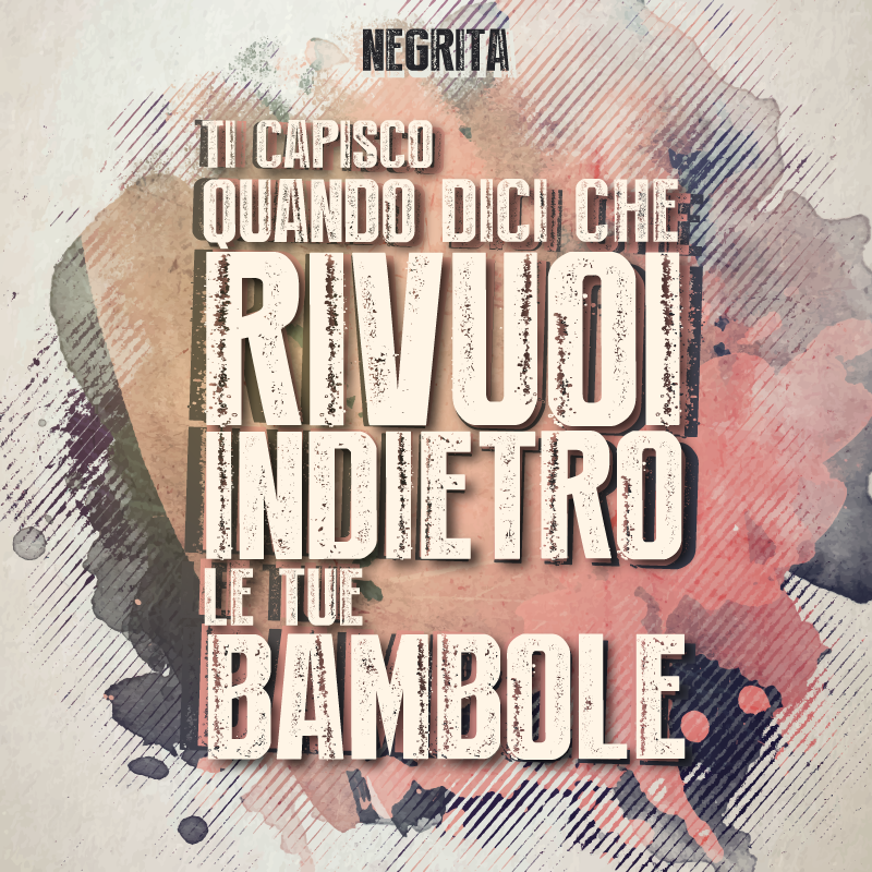 negritaband's tweet photo. Ti capisco quando dici che
rivuoi indietro le tue bambole...
https://t.co/uUBpjBMsw8
#Negrita #Bambole https://t.co/mM1w9tIbrQ