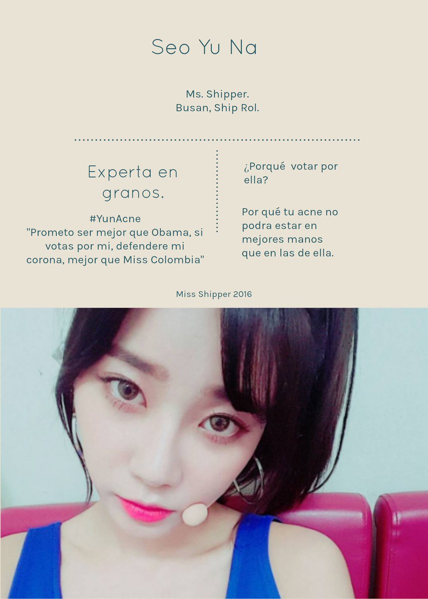 shiprol_'s tweet image. ❒ Ms. Shipper #1
      Taeylor
Experta en granos.
#YunaAcne #SPR16