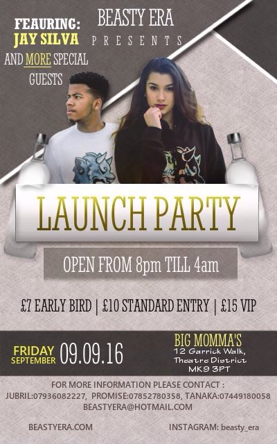 mkpartyscene's tweet photo. 9th Sept. 2016 ❗️BEASTY ERA LAUNCH PARTY brought to you by @Beasty_Era #MKPartyScene #MiltonKeynes #LoveMK https://t.co/mE1xYcE4UP
