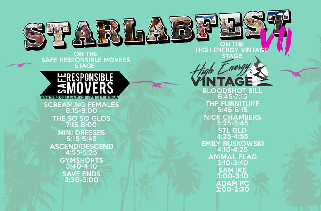 #Starlabfest  VII 2016 - Music &amp; Arts Festival set times are announced! 11 bands on two stages