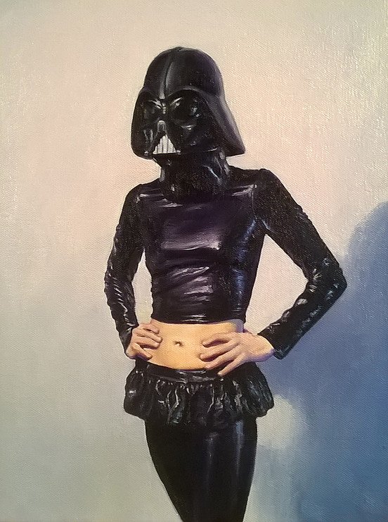 GebertArtAZ's tweet photo. "Vader After Hours" &amp; "Vader Babe" by Dean Reynolds, oil on canvas https://t.co/qND58QDQaY