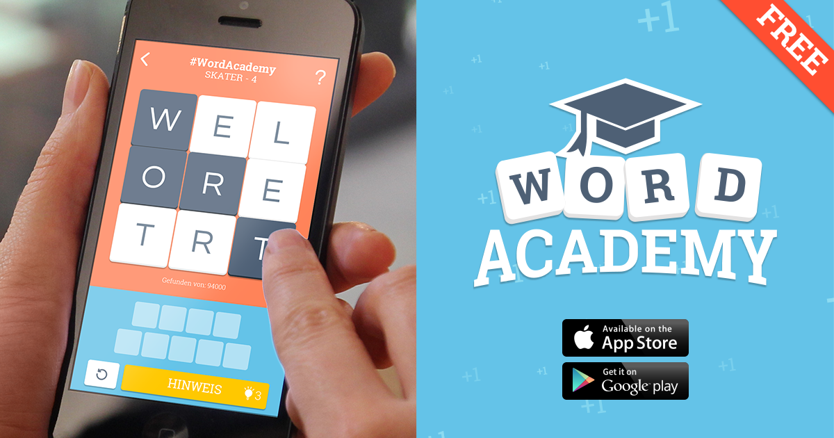 Ich empfehle euch die App #WordAcademy! Findet die versteckten Wörter! thewordacademy.com/de