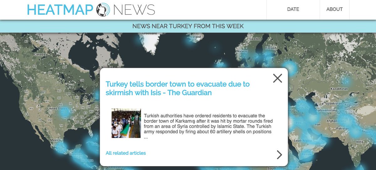 techcashew's tweet image. Check out an interesting News Aggregation , heat map news at buff.ly/2bA8uwQ