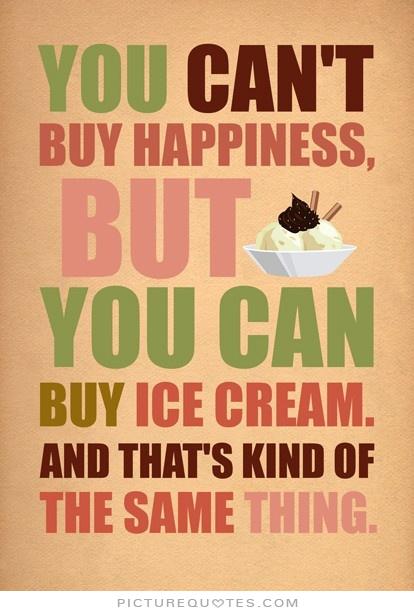 Ice cream makes me happy 😁