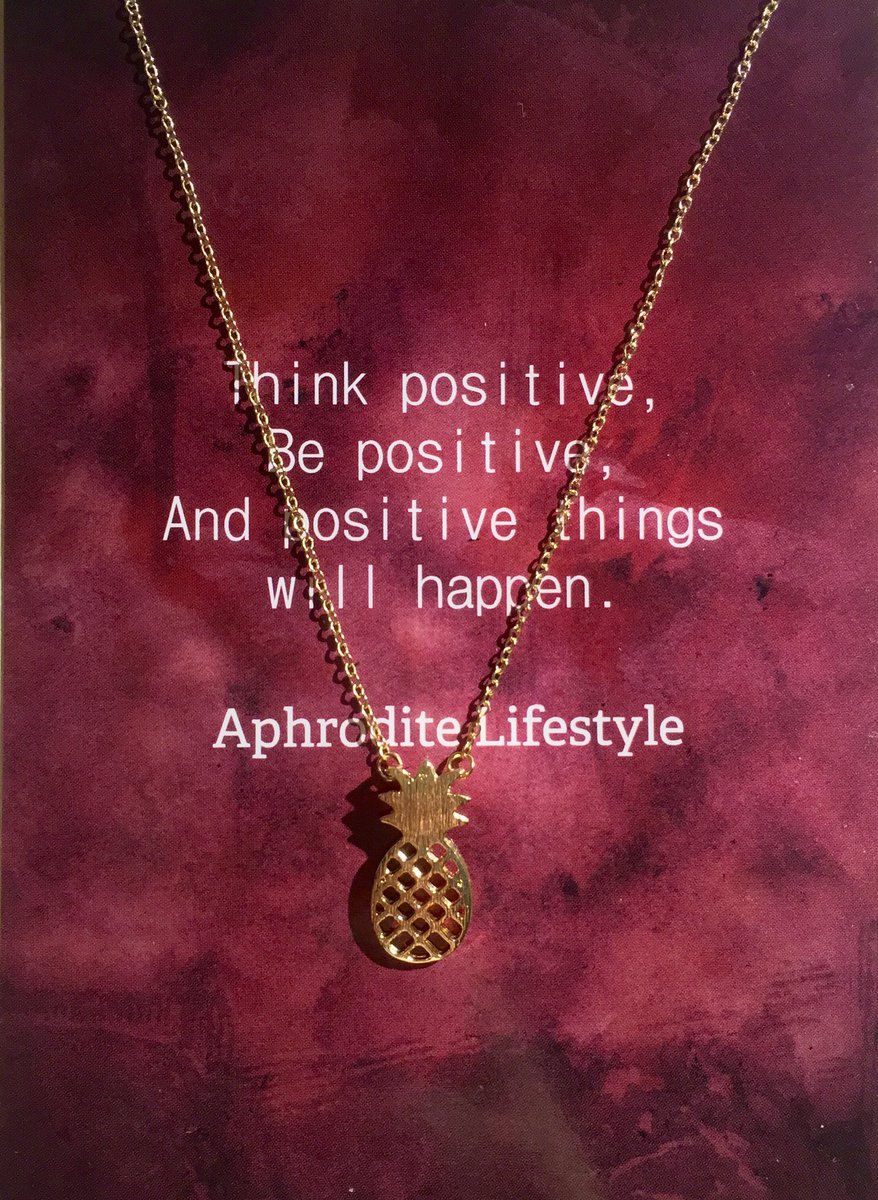 ShopatAphrodite's tweet photo. The Pineapple necklace and the Lucky Elephant necklace 😍 https://t.co/4ANN6GlquH