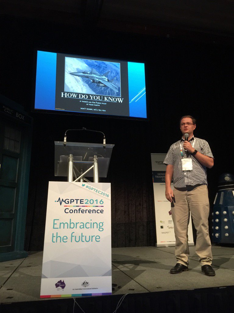 Dr Nicole Higgins (@nicjhig) on Twitter photo Awesome stuff Michael Clements on first PK <a href="/docclements/">Michael Clements</a> #GPTEC2016 What can GPs learn from pilots? Awesome stuff Michael Clements on first PK <a href="/docclements/">Michael Clements</a> #GPTEC2016 What can GPs learn from pilots?