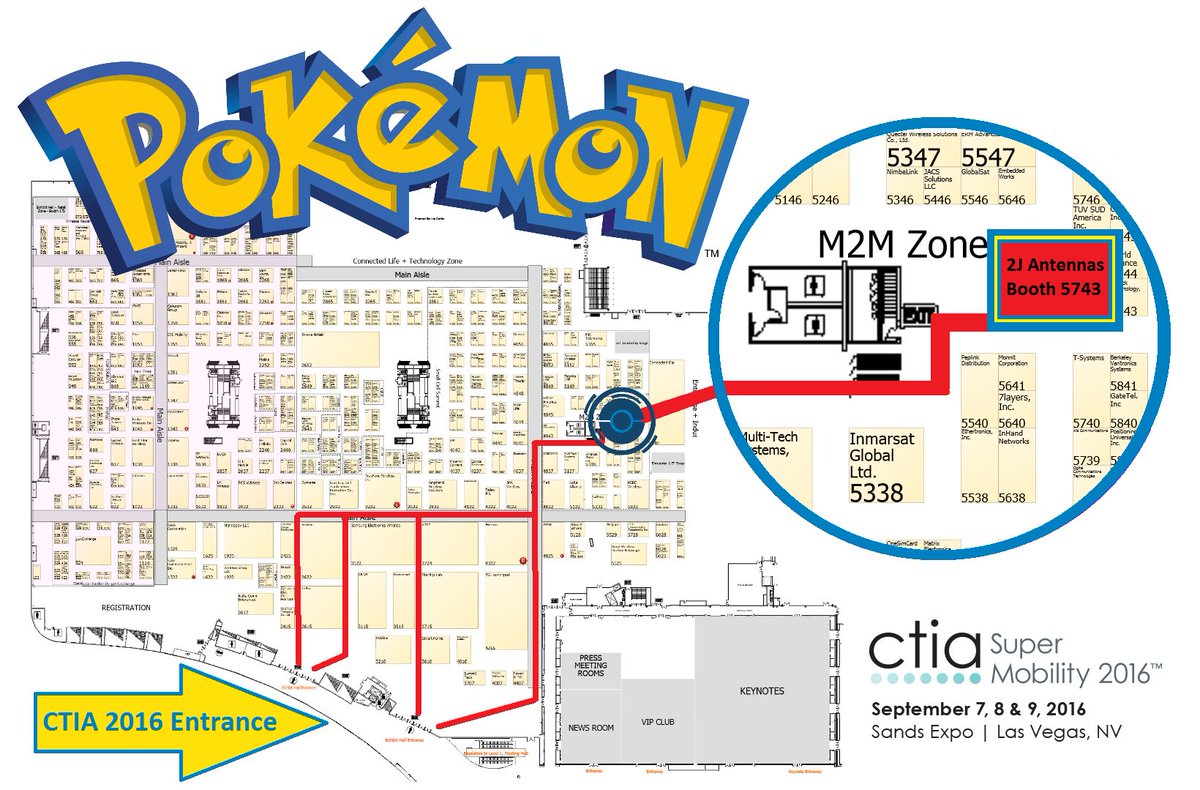 Pokémons - CTIA 2016 - Booth 5743 <a href="/2JAntennasUSA/">2J Antennas USA</a> <a href="/Pokemon/">Pokémon</a> <a href="/CTIAShows/">CTIA Super Mobility</a> #PokemonGO #pokestop #CTIA2016 #catchthemall
