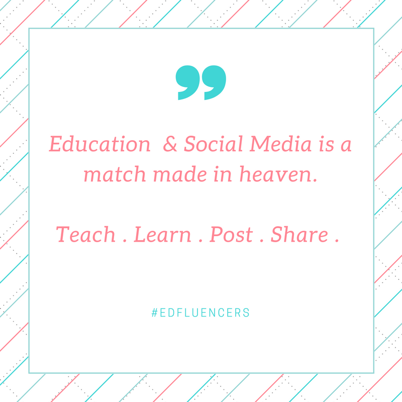 edfluencer's tweet photo. #Education and #SocialMedia is a match made in heaven. What makes this true? #edfluencers https://t.co/WOrYerGJFb