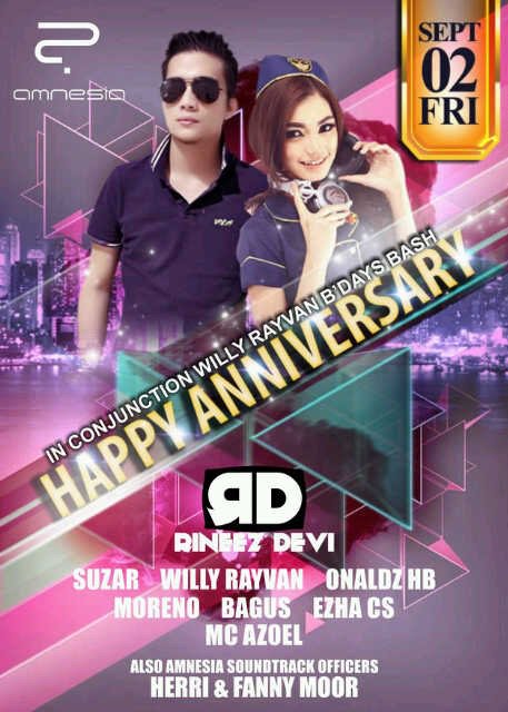 Tomorrow with FDJ RINEEZ DEVI @AMNESIA_BANDUNG
