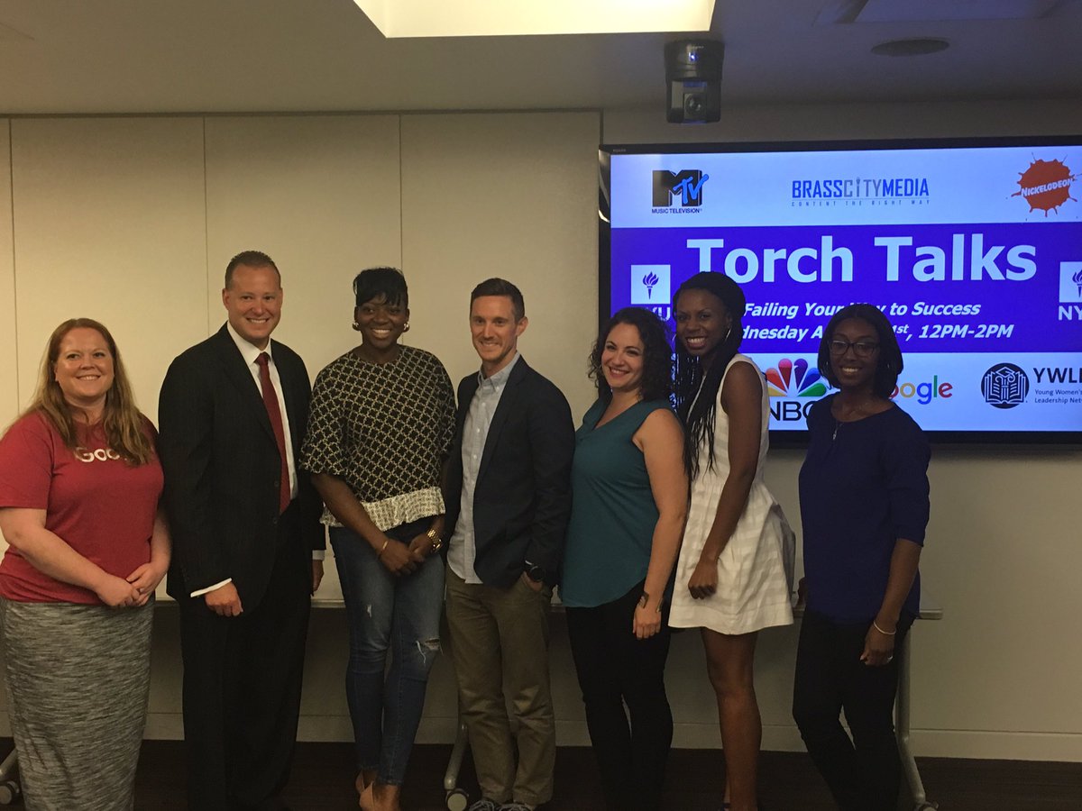 NYUWasserman's tweet photo. Such amazing speakers embracing their failures and teaching resiliency #torchtalks #nyu https://t.co/qqP5rKEtIZ