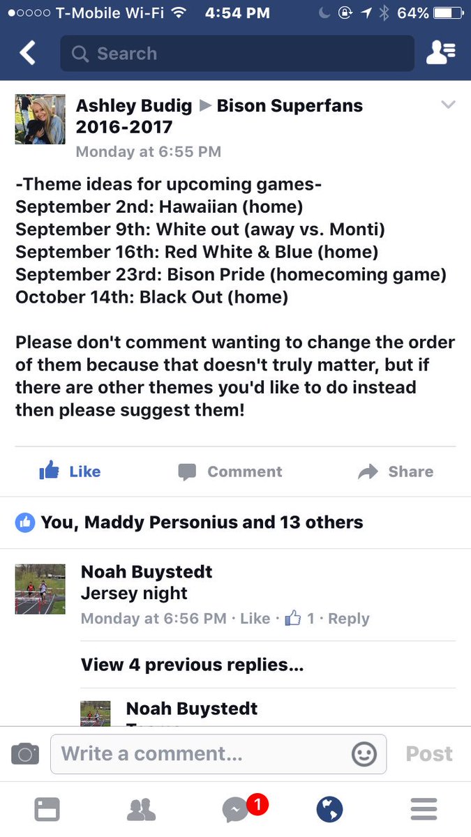 bisonsuoerfans's tweet photo. incase u didn't see FB first..here are the themes 😝 https://t.co/isdEWuDO7z