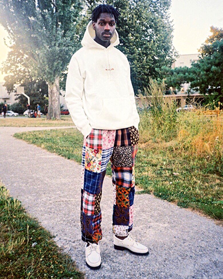 スイーツ柄 ブルー supreme 16AW patchwork pants - 通販 - dcrm.gov.mp