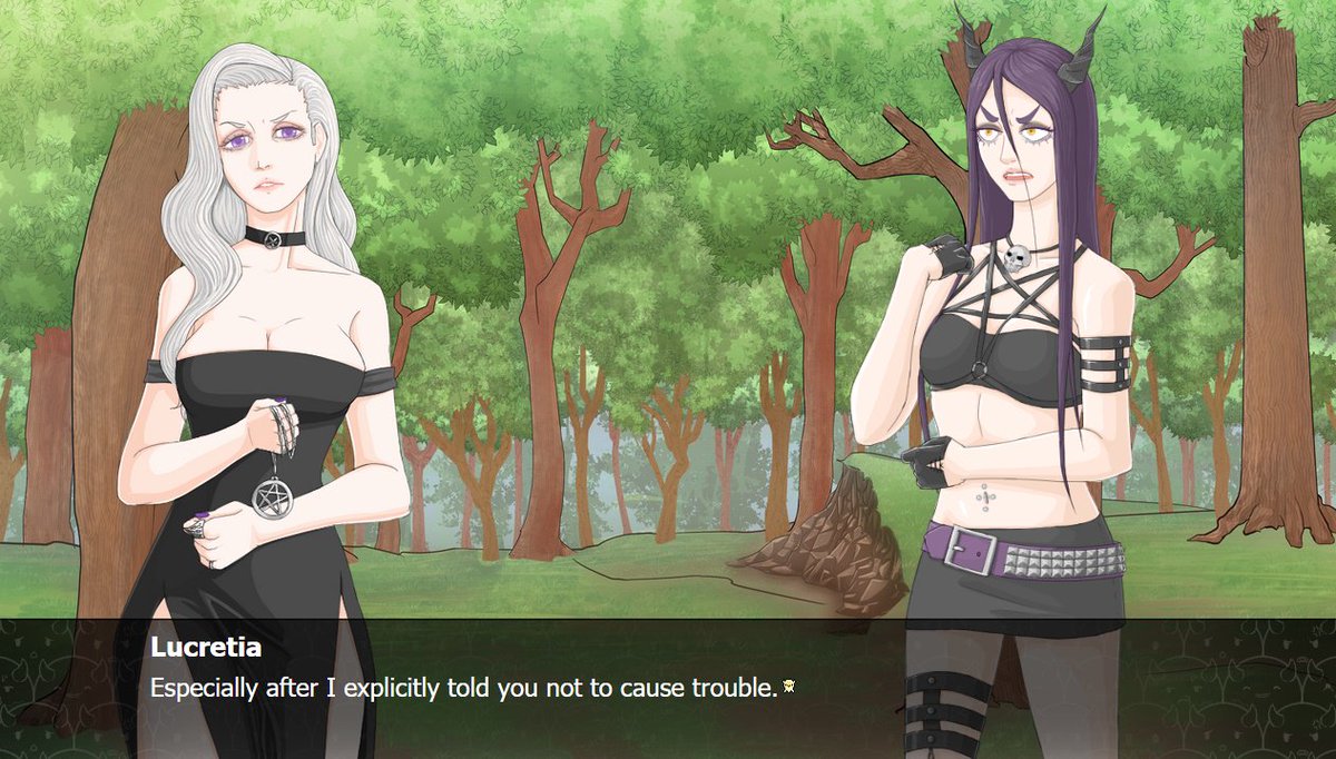 EggDev's tweet image. Here's a mockup with a completed background! GUI may still change but coming along nicely! #gamedev #visualnovel