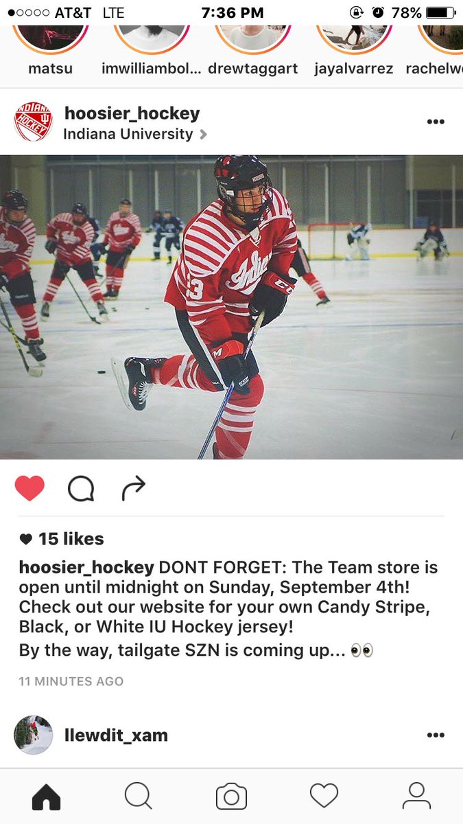 indiana university hockey jersey