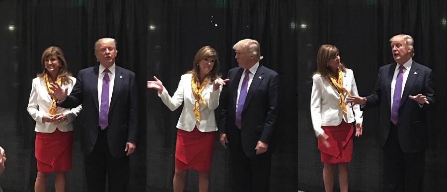 WAGOP's tweet photo. Best captions win a WSRP t-shirt! #TrumpWA #MAGA #TrumpInEverett #GR82BGOP https://t.co/kVfOMmFAHH
