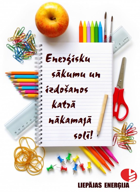 Liepajas_energy's tweet photo. Zinību dienā panākumiem bagāts sveiciens visiem, kas mācās un māca! #AtkalSkola #1Septembris #Macitiesprieks https://t.co/aKIoqiIIBb