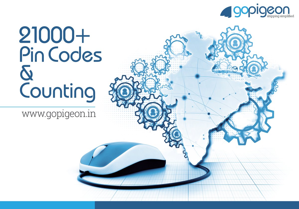 21000+ Pin Codes and counting.
Visit gopigeon.in for more details.