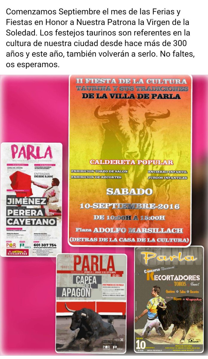 ParlaEsTaurina's tweet photo. El toreo es la riqueza poética y vital mayor de España (F. García Lorca). #ParlaEsTaurina #TorosSI #Yovoyalostoros https://t.co/l9WDVBGhEA