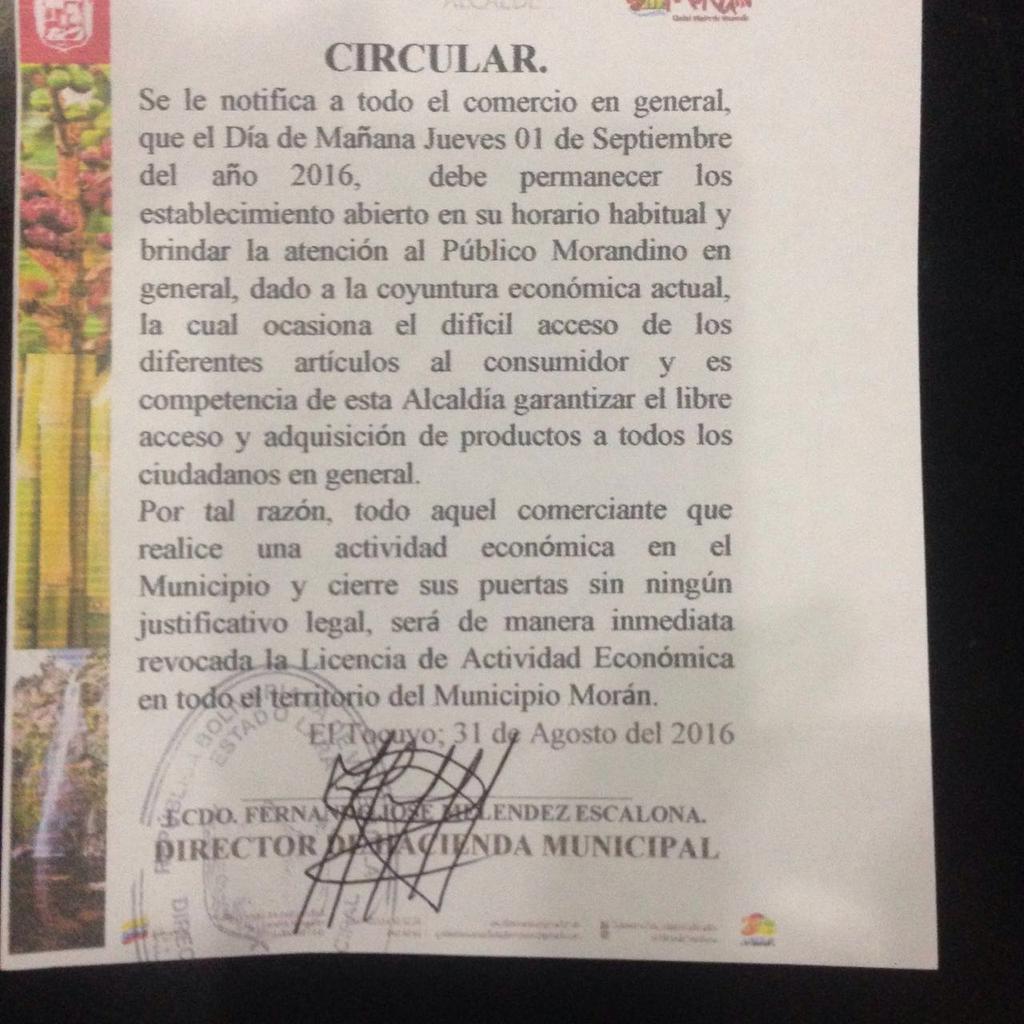 federico_54810's tweet photo. @soyfdelrincon llevada a cada local comercial a las 6:00 pm cuando cerraban sus negocios. El Tocuyo Lara Venezuela https://t.co/QW7ofaEHxy
