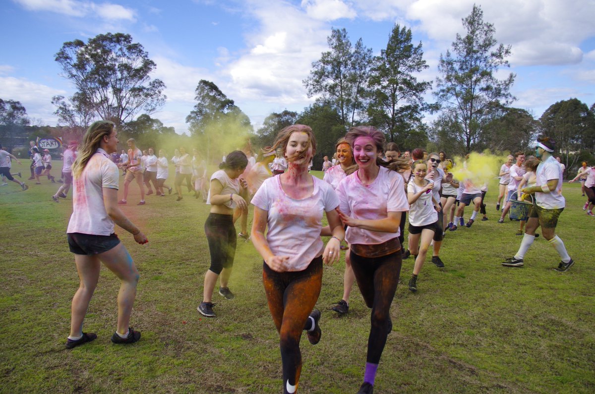 colohighschool's tweet photo. Colo High School celebrates @WearitPurple with a fantastic colour run, amazing guest speakers and a purple picnic! https://t.co/wc4PmCpbjG