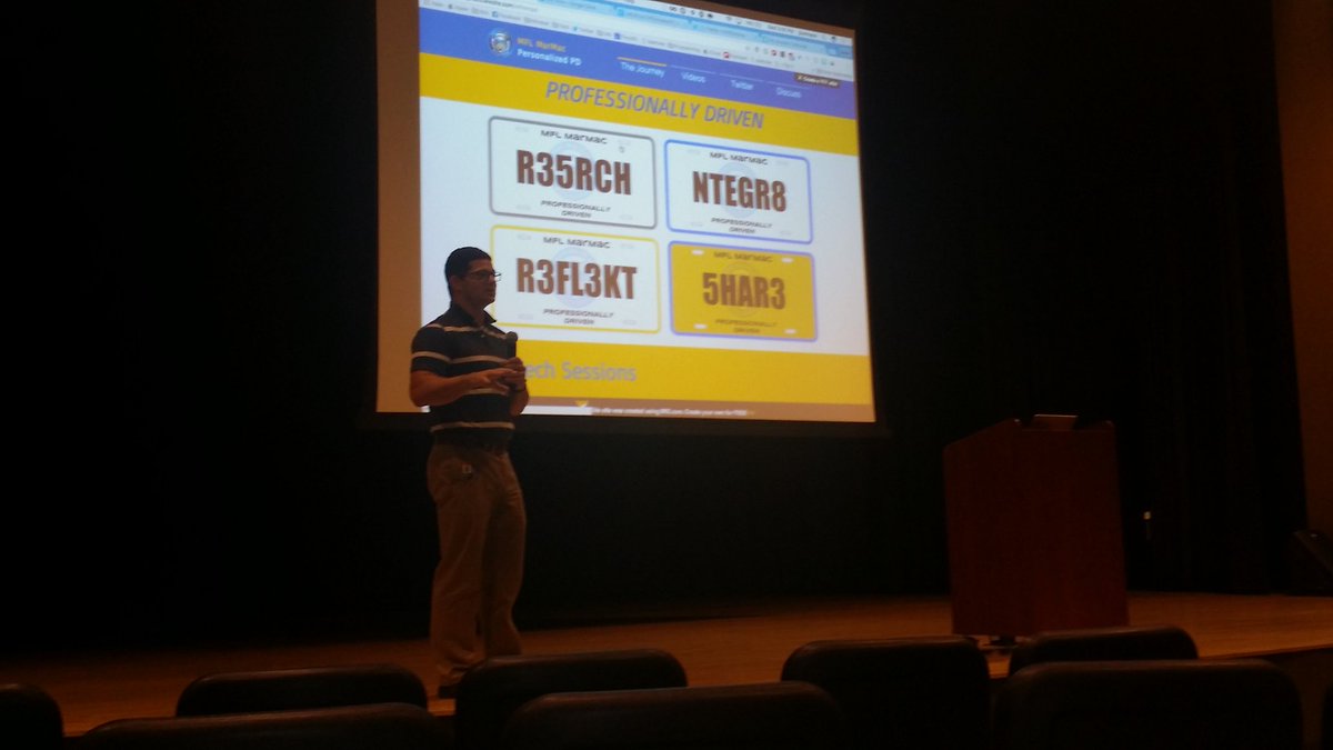 Jarod Bormann presenting personalized PD to the staff at MFL MarMac