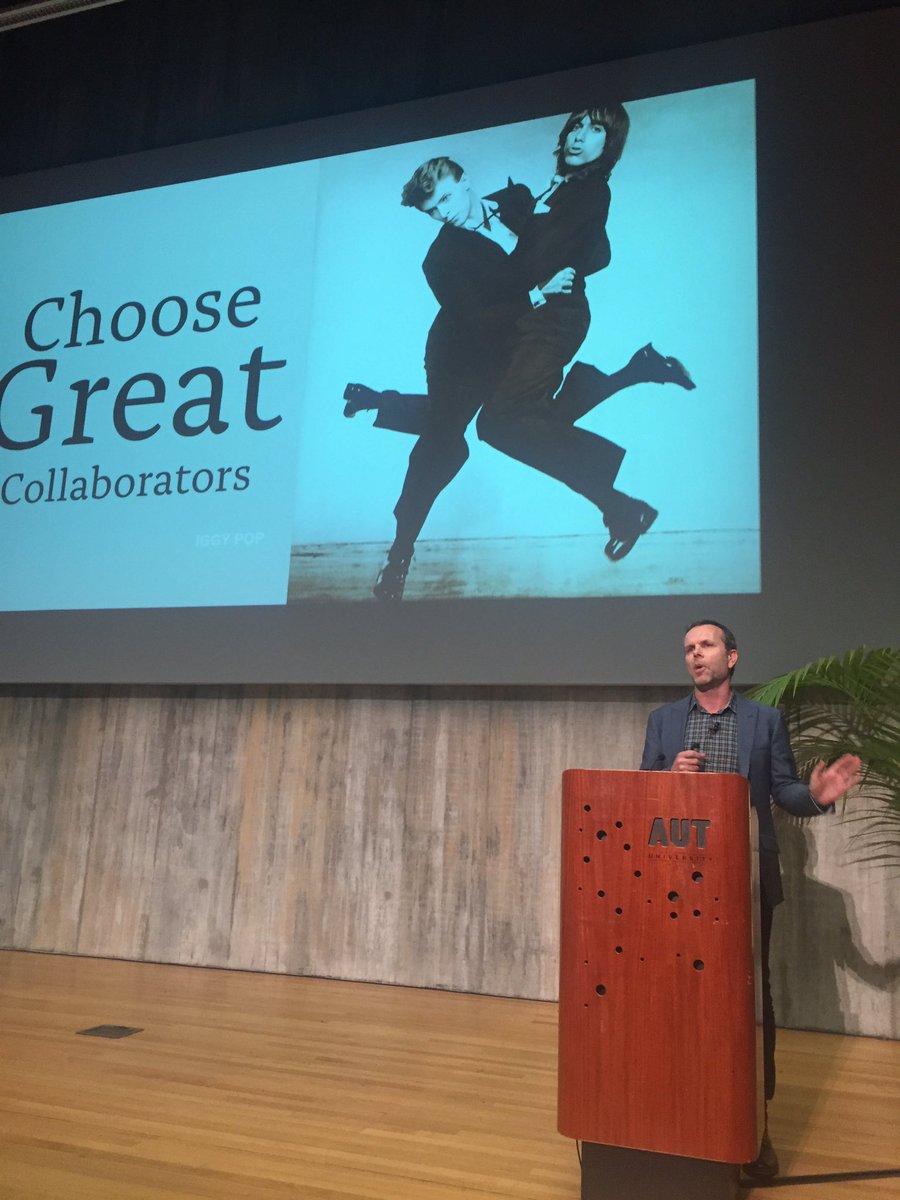 medickinson's tweet image. Business lessons based on David Bowie - great #project16 talk by Martin Bell