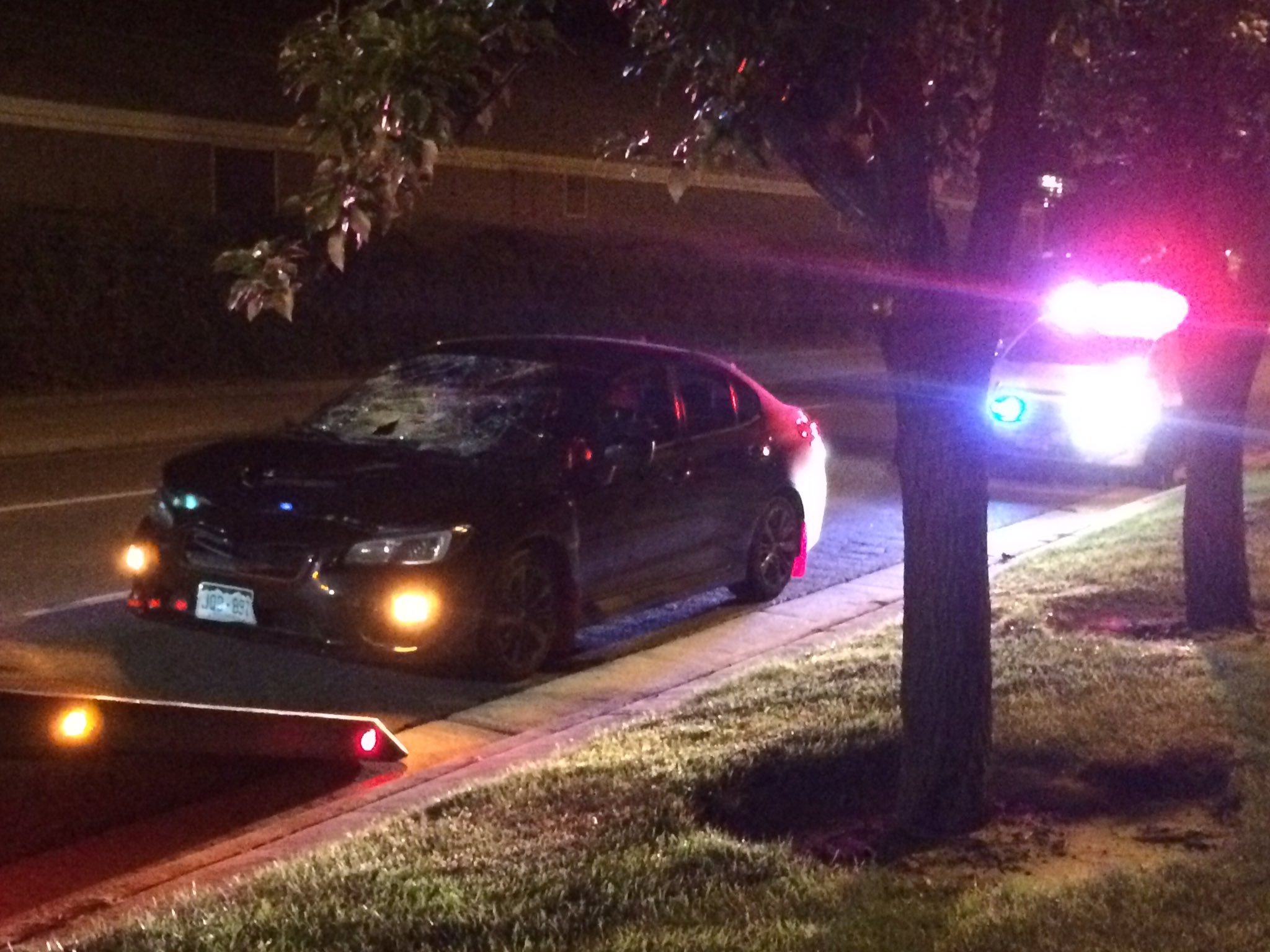 Victoria Sanchez on Twitter "Windshield completely smashed in, airbag