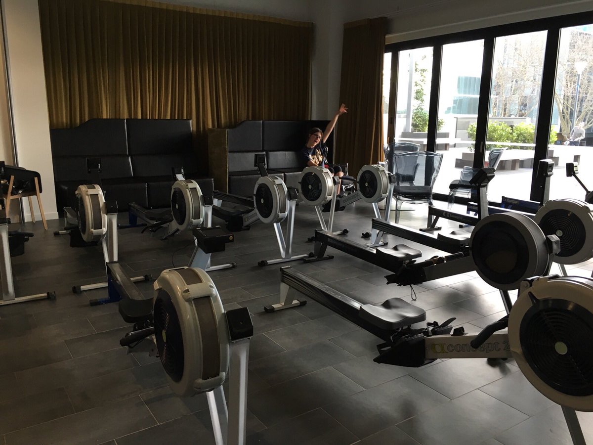 TGSRowingClub's tweet photo. Nearly finished setting up @ZMonline for the Fletch Vaughan and Megan show tomorrow #Rowing #RowerPower #TakaPRIDE https://t.co/gwoPv30Ocu