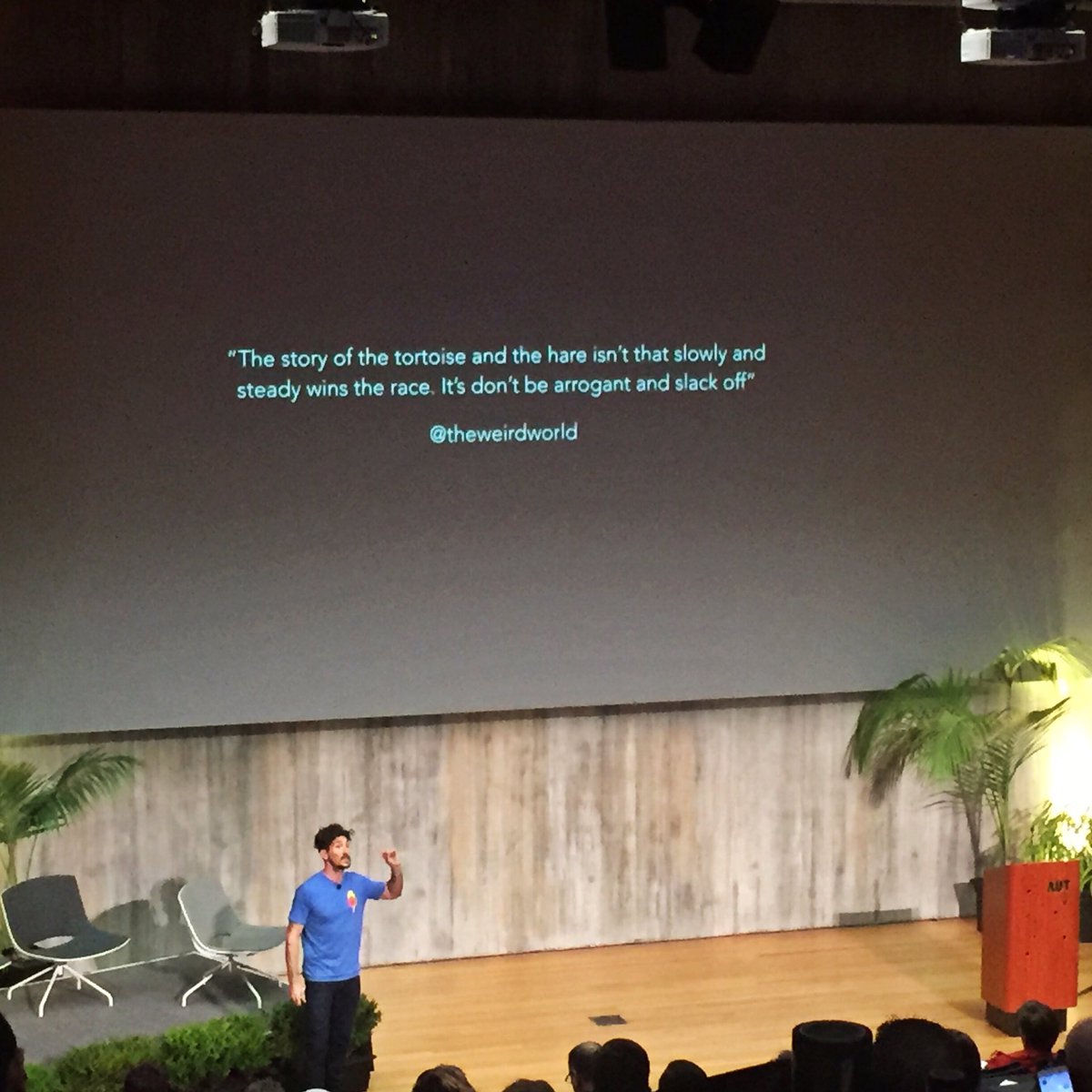 _mel_'s tweet image. "Don't be arrogant &amp;amp; slack off"! Awesome way to end a great day @TheProjectNZ - Thanks @gusbalbontin👌🏼 #project16