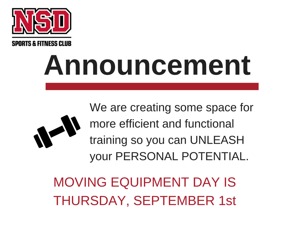 NSDClub's tweet photo. Time for our members to UNLEASH PERSONAL POTENTIAL #NSDClub #iLoveNSD #yycfitness #somethingBIG #renovations https://t.co/PAQ10ARVYB